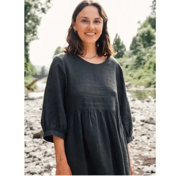 Linen day dress from Matona, M - Picture 7 of 12